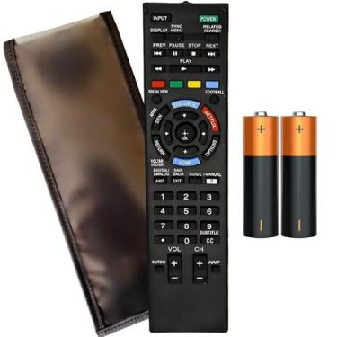 Imagem de Controle Remoto Universal Para Tv Bravia Netflix Com Pilhas e Capa