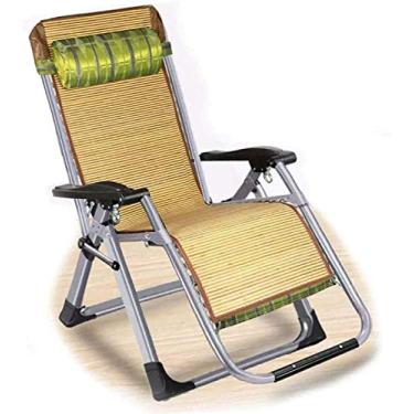 Imagem de YYBOES Espreguiçadeiras reclináveis, espreguiçadeiras, dobrável, cadeira reclinável, espreguiçadeiras, ambientes externos, espreguiçadeiras, jardim reclinável, para praia, apoio para banhos de sol