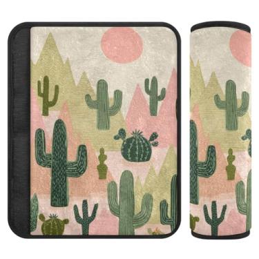 Imagem de Pacote com 2 capas de cinto de segurança para adultos meninos meninas capas de alça de assento de carro almofadas de alça de ombro universal protetor de almofada para mochila bolsa de câmera 25 x 19