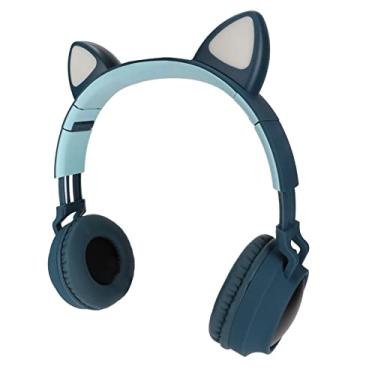 Imagem de SUNGOOYUE LX-028 Fones de Ouvido para Jogos Cat Ear Com Luzes LED, 5.0, Drivers de 40 Mm, Design Dobrável, Protetores de Orelha de Espuma de Proteína, Microfone Embutido, para Jogos e Música (#12)