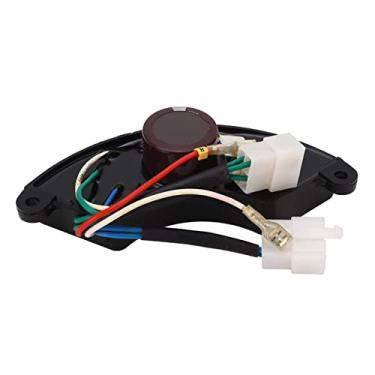 Imagem de LiebeWH Gerador Automático de Gasolina do Regulador de Tensão do Motor Com Chicote de Fios Transformadores de Potência Módulo AVR Trifásico, Design Universal, Caixa ABS, Capacitor 450V 680UF, Alta