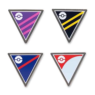 Imagem de Pokémon Center: Pokémon GO Trainer Gear: GO Battle League Pins (pacote com 4)