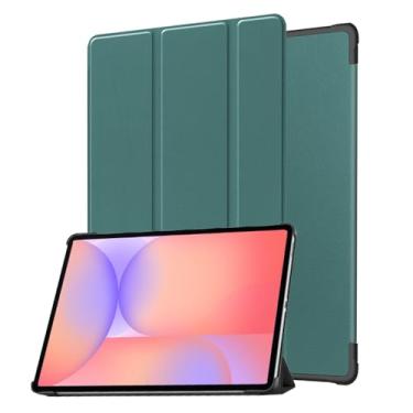 Imagem de SFFINE Capa para tablet Samsung Galaxy Tab S10 Lite / S10 FE / S9 FE de 10,9 polegadas 2025/2023, capa protetora magnética inteligente de couro PU com suporte flip e hibernar/despertar automático