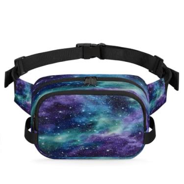 Imagem de Pochete abstrata de mármore cinza para mulheres e homens com alça ajustável, bolsa transversal, bolsa de peito, bolsa tiracolo, Cor 11