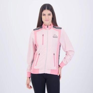 Imagem de Jaqueta Kappa Trilobal Sport Wess Feminina Rosa-Feminino