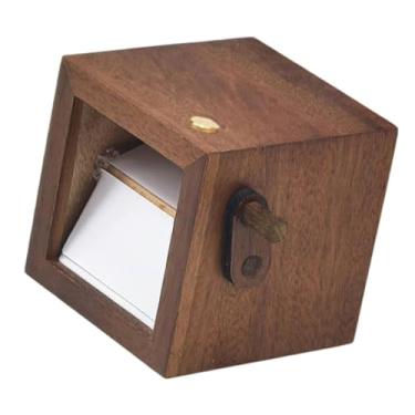 Imagem de MotiveTech Flipbook de Fotos com Animação Manual, Um Item de Decoração Exclusivo para Casa, Perfeito para Festivais, Dia Dos Namorados, Casamentos E Festas, Nogueira preta (8 fotos), Tamanho real