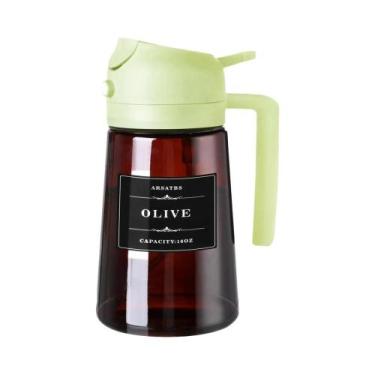Imagem de Spray De Azeite De 16oz Para Cozinha, Dispenser 2 Em 1 Para Spray E De
