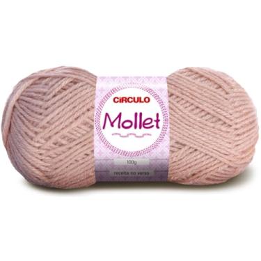 Imagem de Fio Mollet Círculo 100g 200m Lã Acrílica Tricô Crochê Artesanato Touca Cachecol Inverno Novelo (3013 - GLACÊ)
