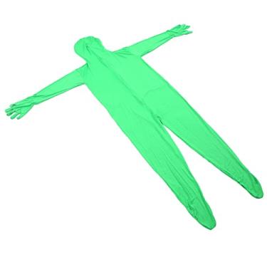 Imagem de aqxreight Fotografia Chromakey Bodysuit Unissex Stretch Fantasia Adulto Desaparecendo para 180 Cm No óbvio Smoo Fotografia Chromakey BodysuitChromakey Body SuitGreen (170cm)