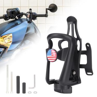 Imagem de Bravema Suporte de garrafa de copo de guidão Driver para Can-Am Ryker 600 900 Rally 2019-2025 Edição Esportiva 2022-2025 Acessórios Gaiola de Garrafa de Água Ajustável (Lado Esquerdo/Direito Universal