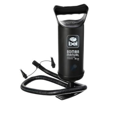 Imagem de Bomba de Ar para Colchão Inflavel Para Piscina Para boias portatil Manual Com Bico Sem Fio Multiuso Resistente
