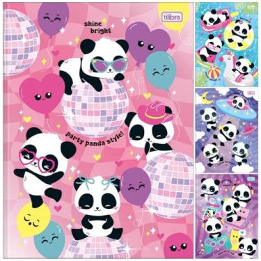 Imagem de Kit C/ 4 Caderno Lovely Friends Universitário Brochura TILIBRA - 80 Folhas