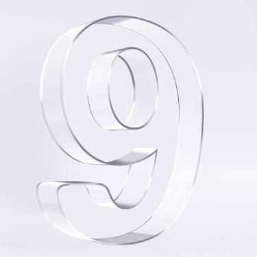 Imagem de Ledido Caixa de tabuleiro de charcutaria com número de acrílico de 25 cm, bandeja reutilizável e preenchível para bolo de doces, lanche de frutas, bandeja de charcutaria de acrílico fácil de limpar