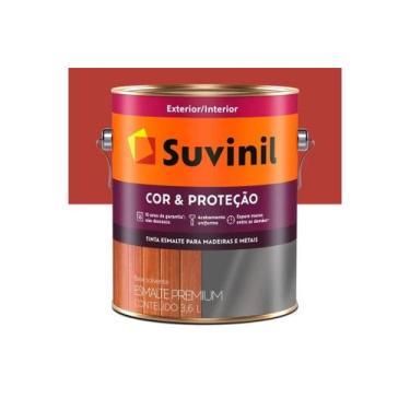 Imagem de Tinta Esmalte Premium Cor & Proteção Brilhante Vermelho 3,6 Litros - S