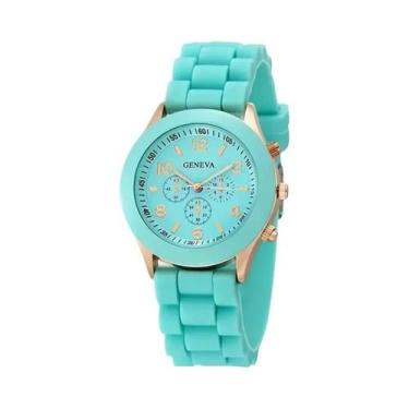 Imagem de Relógio De Pulso Unissex Estiloso Com Mostrador Redondo De Quartzo, Re