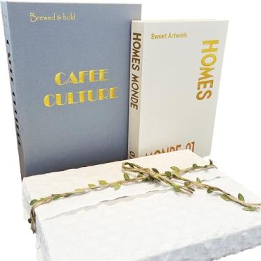 Imagem de BoisduBois Conjunto de molduras de cristal de luxo – 20 x 15 molduras douradas com exibição de fotos em 1 caixa decorativa, elegante e brilhante para sala de estar, quarto e presente