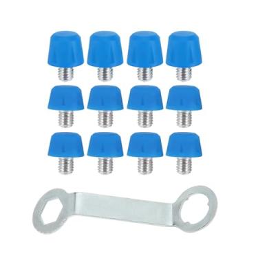 Imagem de Aymzbd 12x Travas de Reposição para Chuteiras de Futebol, Tênis de Atletismo e Sapatos Esportivos, Azul