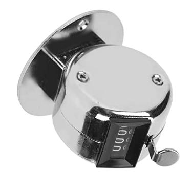 Imagem de Generic Contador Manual de Aço Inoxidável, Ferramenta Manual Eficiente de 4 Dígitos para Inventário de Oficina, Dispositivo de Contagem Portátil para Inventário de Mercadorias e Estatísticas de