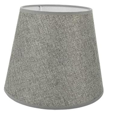 Imagem de Abajur de cor sólida mesa de trabalho luz de parede decoração lâmpada remates decorativo abajur de mesa abajur destacável droplight sombra capa de luz abajur de pano para lâmpada de mesa E27 (Color :