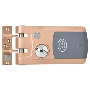 Imagem de Luqeeg Fechadura Inteligente Sem Chave Fechadura de Segurança Doméstica Segura Com Controladores Remotos para Uso Interno