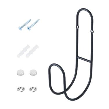 Imagem de Porta-Mangueira - Metal Resistente Montado Na Parede - Suporte Para Mangueira De Jardim Com Gancho Para Montagem Na Parede | Para Cabos, Tubos, Cordas, Garagem E Quintal