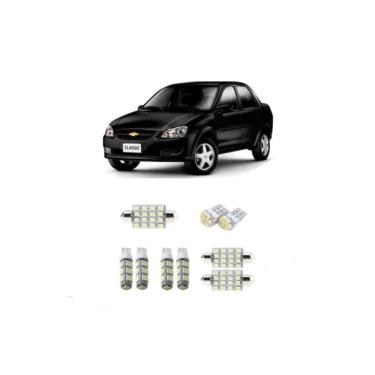 Imagem de Kit Lâmpadas Led Corsa Classic Sedan 2011 2012 13 14 15 2016
