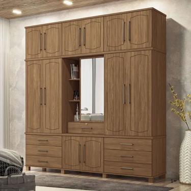 Imagem de Roupeiro Santos Andira Londres 13 Portas 7 Gavetas Capelinha