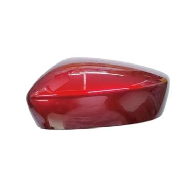 Imagem de Espelho reverso caso escudo habitação acessórios do carro espelho retrovisor capa 1pc compatível com mazda 6 atenza 2016~2023(Crystal red Left)