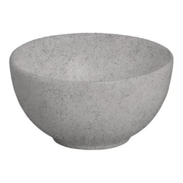Imagem de Conjunto 6 bowls Slim Concrete Acetinado 350ml - Alleanza Cerâmica