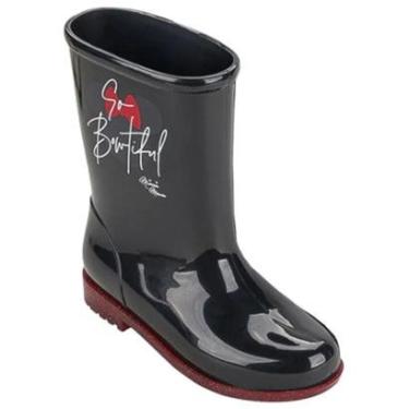 Imagem de Bota Galocha Infantil Menina Impermeável Minnie Rain Fun-Feminino