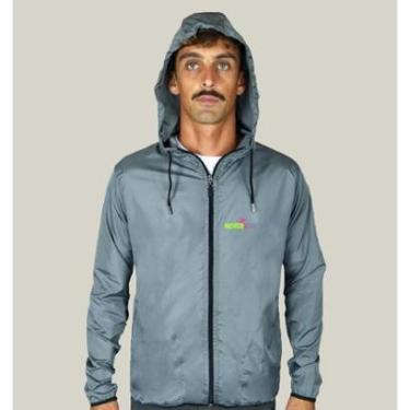 Imagem de Jaqueta Corta Vento Masculina Academia WSS Brasil Gym Never Give Up-Masculino