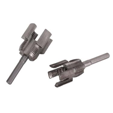 Imagem de FTVOGUE Conjunto de Ferramentas de Rosqueamento de Tubo Interno Externo Integrado 5 Unidades 1/2 pol. DN15 e 5 Unidades 3/4 pol. DN20 Cortador de Rosca de Tubo de Liga de Aço para