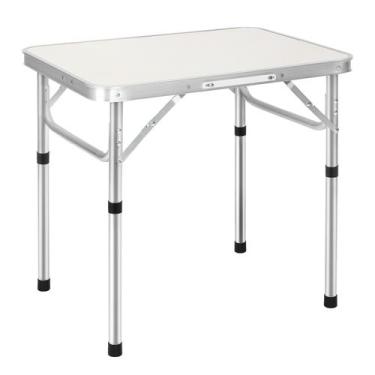 Imagem de Mesa Dobrável Vira Maleta 60x45cm Camping Alira Home