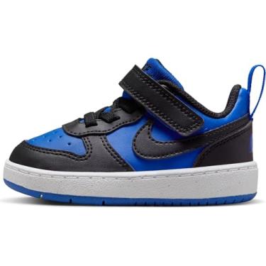 Imagem de Nike Tênis infantil masculino Court Borough Low Recraft Lifestyle, Game Royal/preto e branco, 16