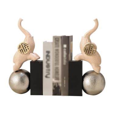 Imagem de Estante de livros de cerâmica moderna, suporte de suporte para casa e escritório, decoração de mesa, suportes de livros para biblioteca de escritório ou prateleiras de estudo