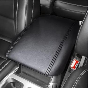Imagem de Ruautumn Capa de console central para Ford Explorer 2020-2025, protetor de capa de apoio de braço personalizado para acessórios de interior Explorer