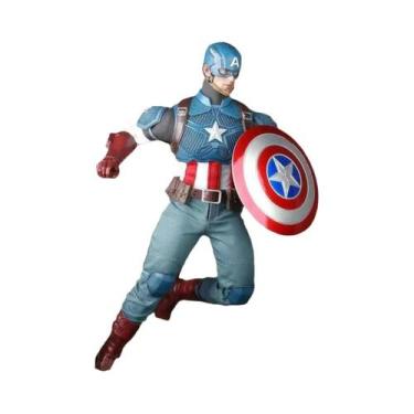 Imagem de Figura De Ação Articulada Do Capitão América Marvel Em Escala 1:6, Bri