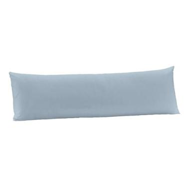 Imagem de Fronha Body Pillow Algodão Lux 200 Fios Altenburg 40x130 cm Cor:Azul E