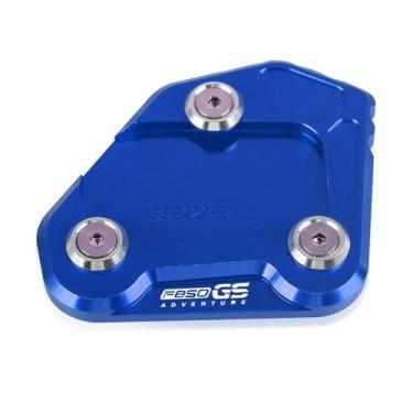 Imagem de Anti-derrapante Suporte lateral CNC Ampliar para F750 GS F850GS ADVENTURE F 850GS 2018 2019 2020 2021 2022 2023(Blue c)