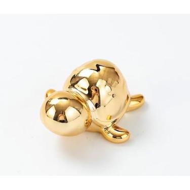 Imagem de Jegxemt Tampas de parafuso de vaso sanitário 2 peças, tampas de parafuso de vaso sanitário de cerâmica decorativas com design de tartaruga fofo, fácil instalação, decoração de banheiro com tema de