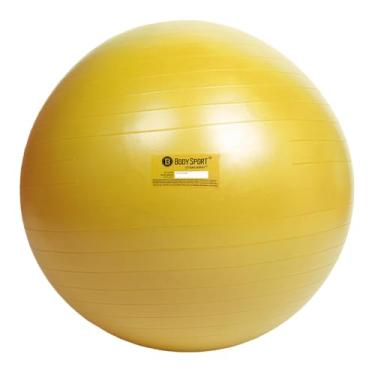 Imagem de Bola de ginástica esportiva para o corpo, 65 cm - Yellow, 65 cm