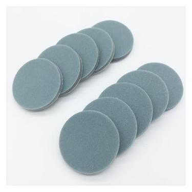 Imagem de Esponja de polimento de roda, almofadas de polimento de carro 10 peças de esponja traseira de 5 cm Lixa de disco de esponja escovada/papel de lixa de água Ferramentas de polimento de esponja de moagem