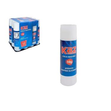 Imagem de Cola Bastão Escolar Atóxico Branco 10g Pequena - KAZAN