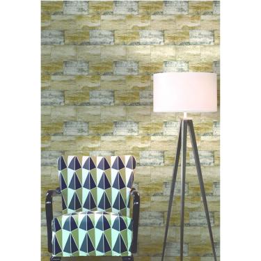 Imagem de Papel de Parede Modern Maison Blocos de Pedra MM347901 - Rolo: 10m x 0,52m