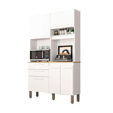 Imagem de Armário De Cozinha 5 Portas 2 Gavetas Dubai Sallêto Móveis