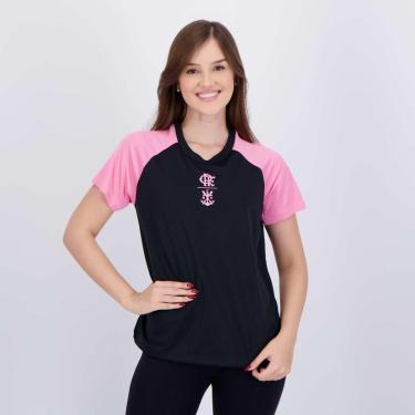 Imagem de Camisa Flamengo Correnteza Feminina Preta-Feminino
