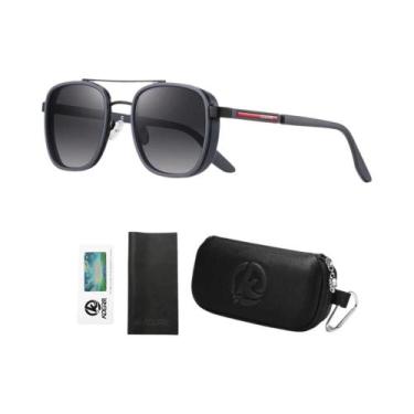 Imagem de Óculos De Sol Polarizados Para Homens KDEAM Shield De Alta Qualidade E