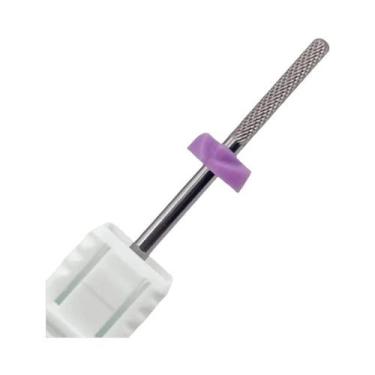 Imagem de Broca De Unha De Carboneto Pequena Com Topo Liso 2XF/F De Tungstênio E