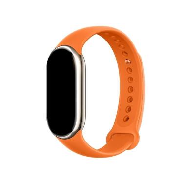 Imagem de Bracelete De Silicone Para Xiaomi Smart Band 8 E 9 Laranja