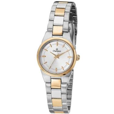 Imagem de Relógio Champion Feminino Prata Dourado Ch24517s